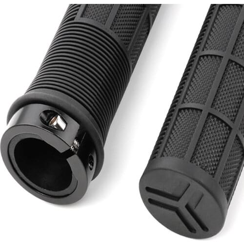 Road Bike Shock Absorber Single Lock Handle Set Bicycle Riding Equipment Wear-resistant TPR Mountain Bike Handlebar