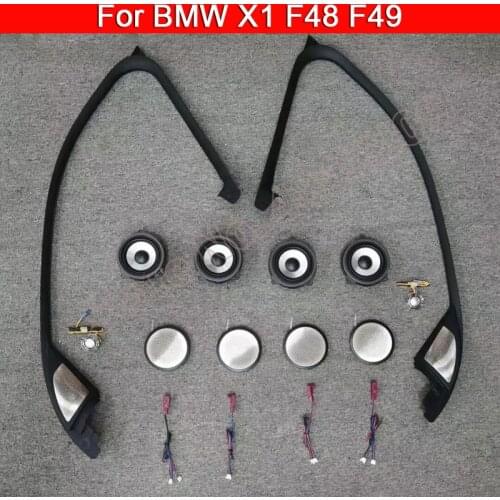 Car Ambient Light Set For BMW X1 F48 F49 Auto Door Audio illuminated Cover Midrange Tweeter Speaker Panel Atmosphere Lamp