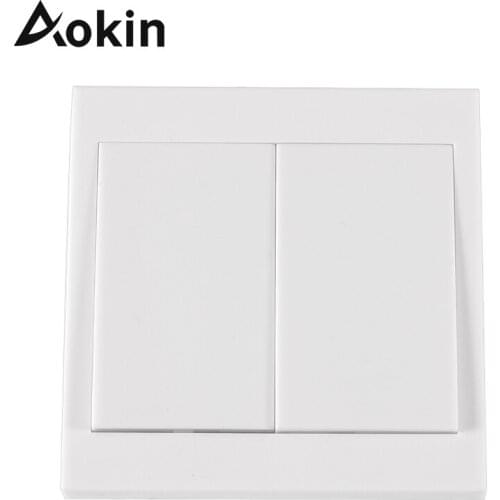 Aokin 86 Wall Panel Wireless Remote Transmitter 1 2 3 Button RF Switch For Light Lamp Bulb Home Living Room 433mhz Wall Switch