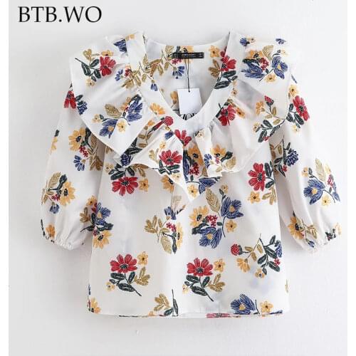 Блузки с вышивкой BTB.WO China At AliExpress