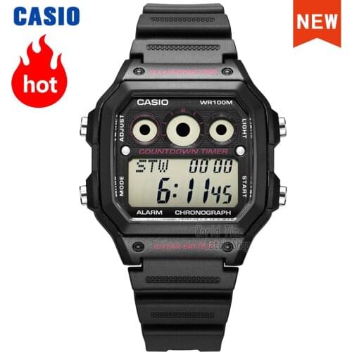 Casio watch men top set digital sport Waterproof Ten years of electricity quartz men watch relogio masculino AE-1300WH-1A2