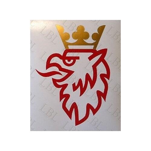 For 2Pcs 12" Saab Griffin Logo Window Vinyl Decal Sticker