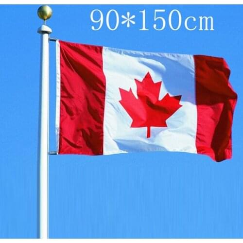 Canada National Flags And Banners 90*150cm 3*5ft Polyester Canadiens Banners