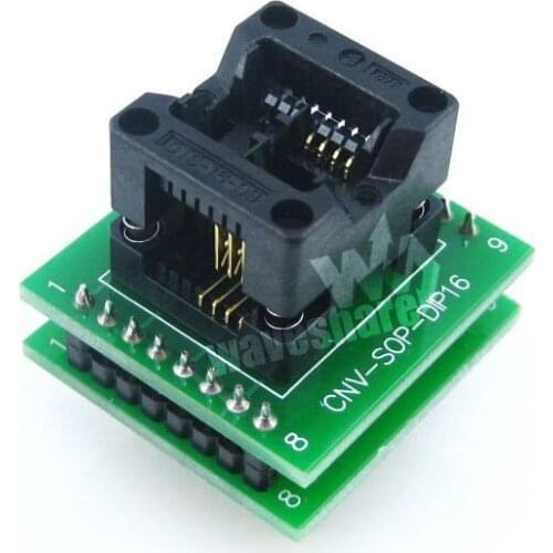 Hot Socket Converter Module SOP8 TO DIP8 # SO8 SOIC8 Enplas IC SOP8 to DIP8 Programmer Adapter For Sale