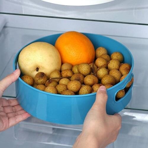 Hot Rotating Tray Turntable Kitchen Storage Containers for Spice Jar Food Snack Tray Non Slip Dried Storage Plate