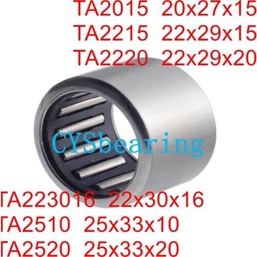 Needle Bearing TA2015 20x27x15 TA2215 22x29x15 TA2220 22x29x20 TA223016 22x30x16 TA2510 25x33x10 TA2520 25x33x20MM