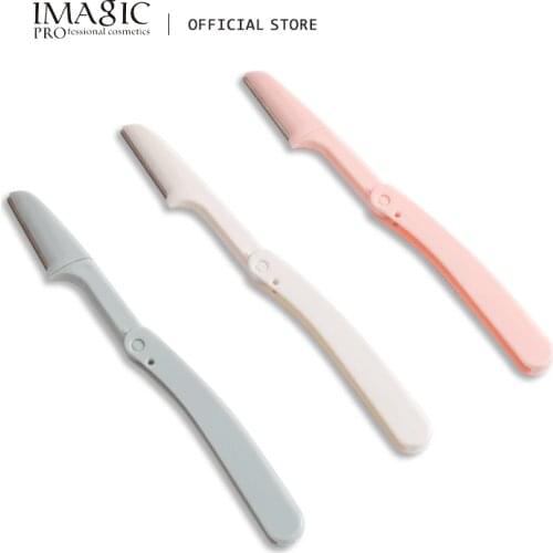 IMAGIC Eyebrow Trimmer Makeup Knife Portable Blade Shaping Knife Safe Shaving Stainless Face Razor Hair Woman Makeup Tools