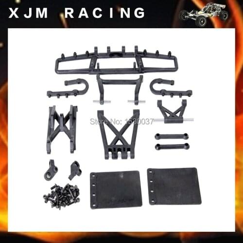 Plastic Rear bumper set fit for 1/5 hpi rovan baja 5sc rc car parts