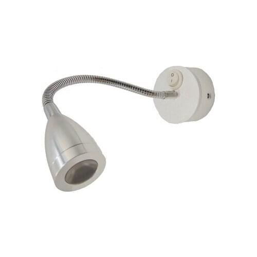 Marine Boat Yacht 2W LED HOTEL GOOSENECK WALL LAMP