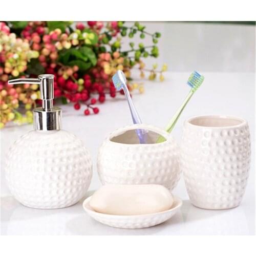 Bathroom new technology toothbrush set gargle cup toothbrush cup soap box bathroom 4-piece set