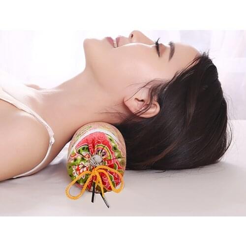Mugwort Non-defrmation Cervical Pillow 780gMoxa Stem Physiotherapy Traction Health Care Neck Waist Massage Washable Shell Fabric