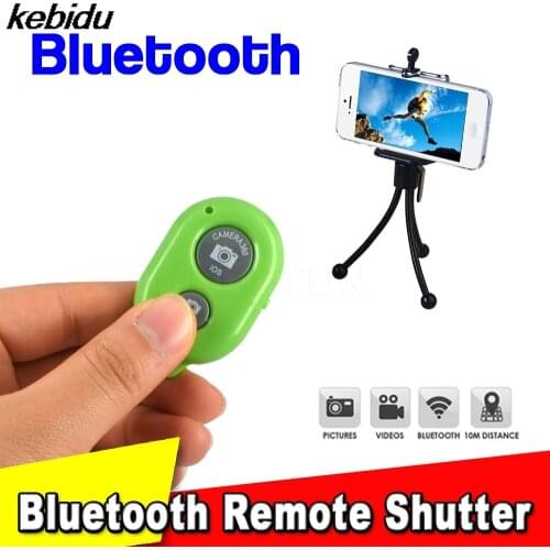 Kebidu Colorful Bluetooth Self-Timer Shutter Release Camera Remote Controller for iPhone for Samsung s5 s4 HTC Sony Z2 iOS