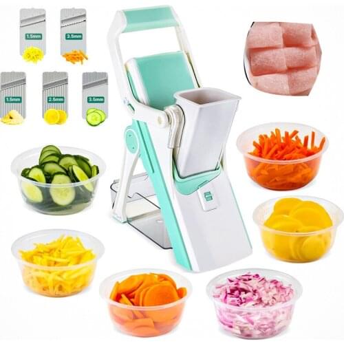 Adjustable Mandoline Slicer Stainless Steel Vegetable Slicer Cutter Kitchen Accessories Manual Food Chopper Fruit Cutter Dicer