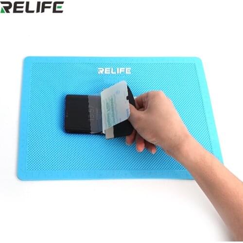 RELIFE RL-004D Environmentally Friendly Silicone Anti-Skid Pad Can Be Washed Repeatedly For Repair Mobile Phone Film Work Mat