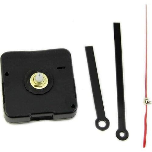 Hands DIY Quartz Wall Clock Movement Mechanism Repair Tool Kit with Black & Red
