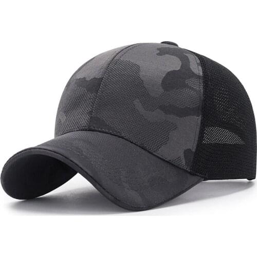 Mesh Cap Women Camouflage Summer Hats for Women Men Unisex Sunshade Breathable Outdoor Sport Cap Leisure Simple Snapback