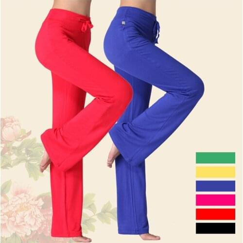 Large size Soft and comfortable modal materials loose thin sweatpants Yoga Dance pants pyjama trousers