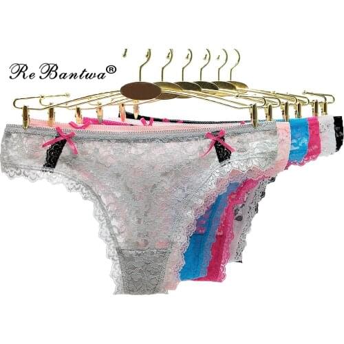 Ladies g-strings Lace G string Sexy Panties Transparent Panties New Lingerie bragas mujer Femme Tangas ropa interior femenina