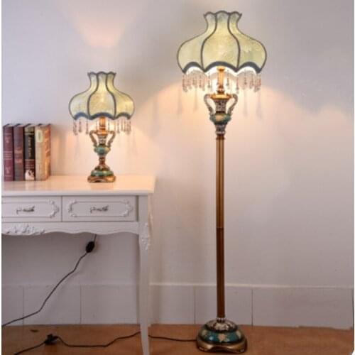 E27 American country style LED floor lamp vintage floor lamp 110 220V lighting hotel lamp living room lamp