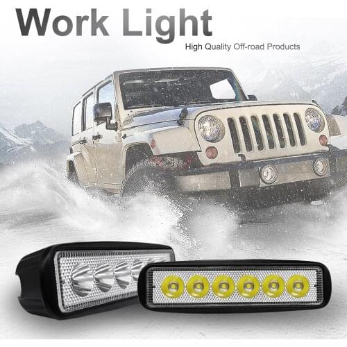 Zarkor 15.5cm LED Light Bar for Trucks Car Tractors Offroad SUV 4WD 4x4 Boat ATV Spot Combo LED Bar Work Light 12V