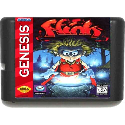 The Misadventure Of Flink for 16 bit Sega MD Game Card for Mega Drive for Genesis Video Game Console