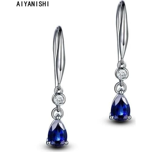AIYANISHI Factory Price Genuine 925 Sterling Silver Hook Earrings Newest Korean High Quality Dangle Drop Earrings Accessories
