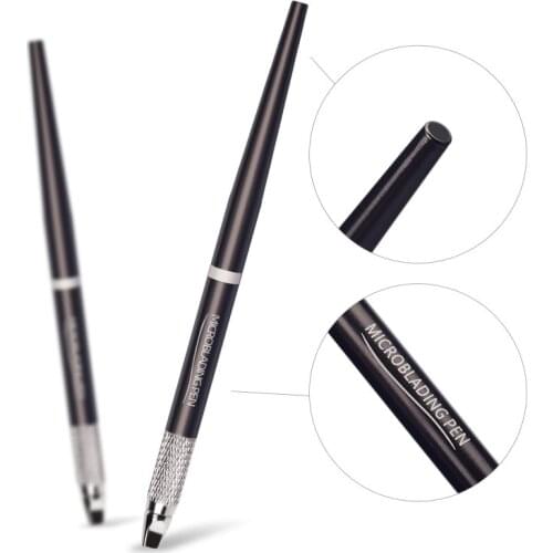 New 1Pc TATTOO MACHIN PEN ebori Pen Manual One Word Head Sobrancelha Tatuagem Tattoo Manual Pen