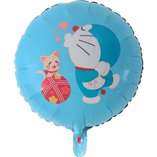 10pcs 18inch Doraemon Jingle Cat Foil Helium Balloons New Year Baby Shower Decor Birthday Party Decor Supplies Kids Toys Globos