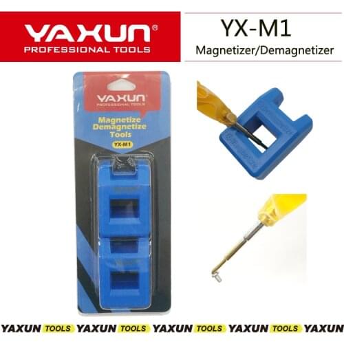 2 IN 1 YAXUN YX-M1 Magnetizer Demagnetizer Degausser Tool for Electric or Manual Screwdriver Tips