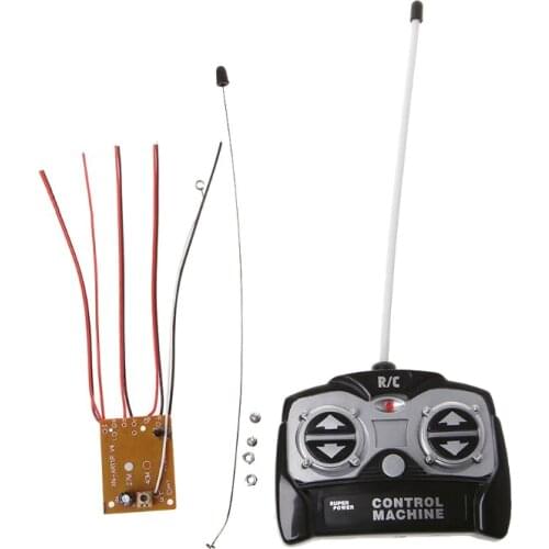 5CH 27Mhz Remote Controller Unit Receiver Board+Remote Control For Tank Car Toy Radio System for 130 Motor 6V 5V