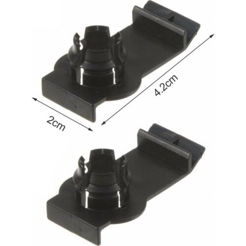 80%HOT 2Pcs Window Regulator Clips Compact Corrosion Resistant Effective Automobile Glass Mounting Clips 51338254781 for BMW X5