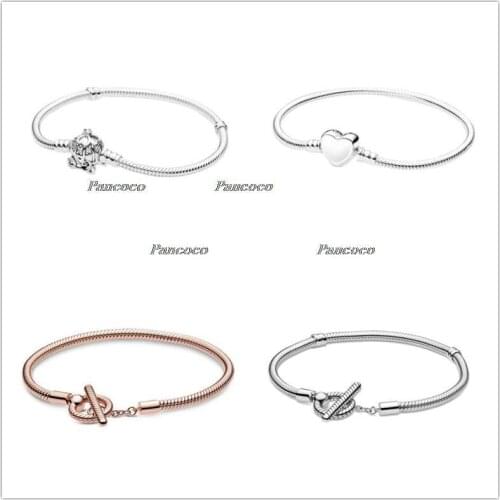 925 Sterling Silver Bracelet Moments Cinderella Pumpkin Bracelet Bangle Fit Women Bead Charm Diy Fashion Jewelry