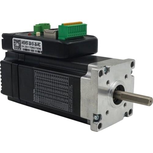 CAN bus 485 communication 57 integrated AC servo motor drive controller 0.6Nm torque 180W/0.75A/3000RPM