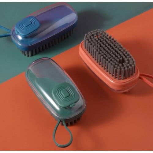 Addition Clothes Shoe Cleaning Brush Multifunctional Kitchen Pot Washing Soft Brushes Shoes Laundry Cleaning Brush