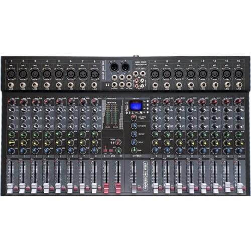 GAX-ET16 Professional 16-Channel Mixer Single Output BT With Effect Reverb Can Be Used For Singing Performances