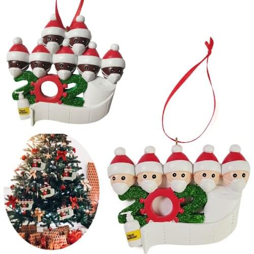 Cute Family Shape Pendants Xmas Hanging Ornaments Home Party Christmas Supplies Hanging Embellishment For Festival Decoration