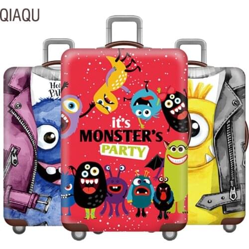 Fashion Cartoon Luggage Cover Elastic Travel Suitcase Protective Cover for Trunk Case 18-32 Inch Trolley Suitcase Covers