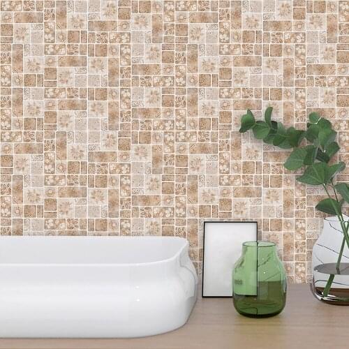 Stone Pattern Tile Marble Stickers For Bathroom, Kitchen, Waterproof Art, Murals, Ethylene, Wallpaper MTS012