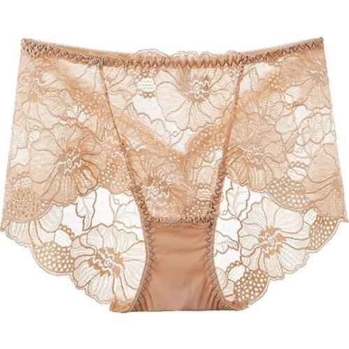 Newest Womens Seamless Lace Panties Breathable Comfortable Quick-drying Underwear Soft Hip Lift Panties