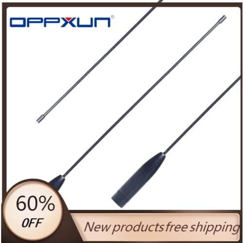 OPPXUN For Yaesu NA519 Uhf Vhf 144/430Mhz Walkie Talkie Amateur Ham Radio Dualband Flexible Interphone Antenna Sma Male
