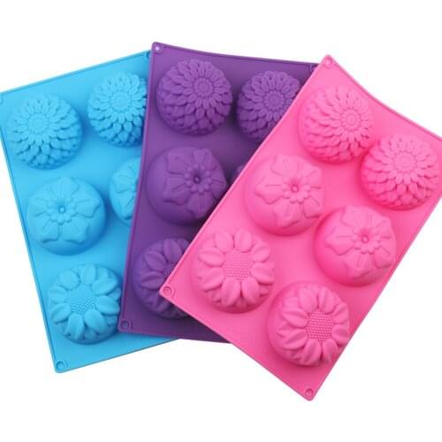 Silicone 3D Cake Mold Chocolate For Jelly pudding Soap Mold Flower Baking Tools Decorating Cookie Bakeware Mould ice DIY 3D