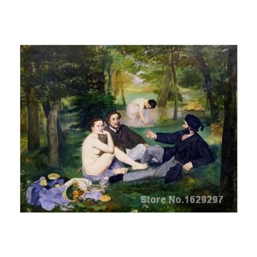 Modern landscape painting Dejeuner Sur L Herbe Edouard Manet High quality Hand painted