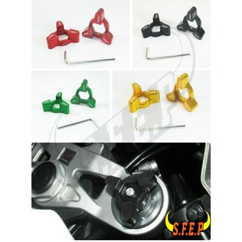 Motorcycle CNC Fork Preload Adjusters For Honda CBR 929RR 00-01/ CBR 600RR 05-06/ CBR 954RR 02-03/ RC 51 00-06/ CBR1000RR 04-07