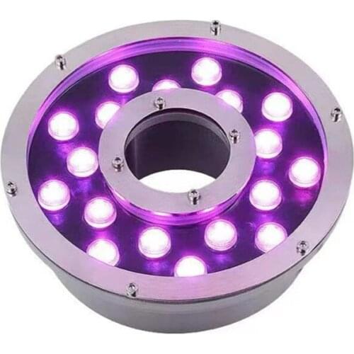 Water Fountains Pool Led Lights Underwater Light Dive Light Water Fountain Fish Tank Submersible Led Pool Lights 24w Garden Led