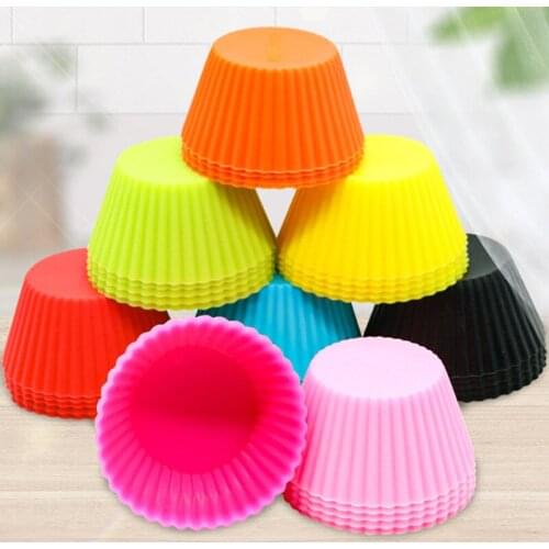 1/5/8 pcs Silicone Cake Cup Liner Baking Cup Mold Cake Tool Muffin Round Cakecup Kitchen Cake Tool Baking Tools Silicone Molds