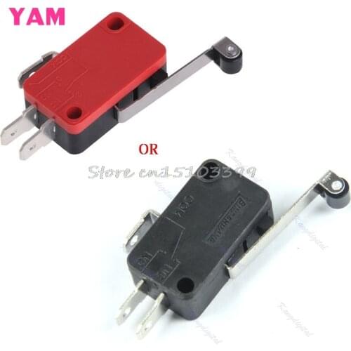 10Pcs/lot New Micro Roller Long Handle Lever Arm Normally Open Close Limit Switch KW7-3 Drop Ship Dropshipping