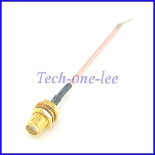 100pcs/lot 72mm Wifi Router SMA Female Jack Adapter Connector DIY Extension RG178 Pigtail Cable