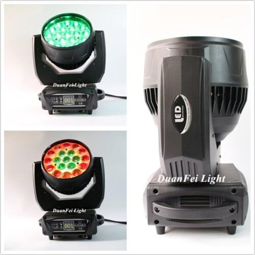 4unites high bright low noise led rgbw moving head zoom wash 4in1 lyre led zoom moving head wash 19x15w