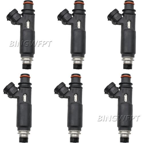 6pcs/lot Fuel Injector Nozzle MR578878 195500-4370 1955004370 For Mitsubishi Montero 3.8L 2003-2006