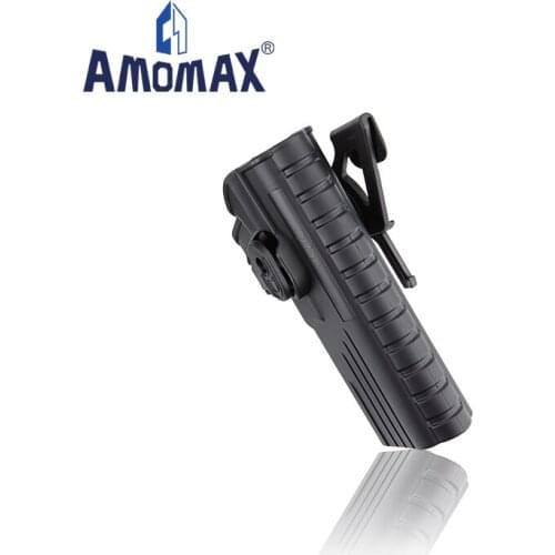 AMOMAX Level II Tactical Polymer holster fit for Glock 34 and replica Black, right-handed in shooting training,sport AM-G34G2